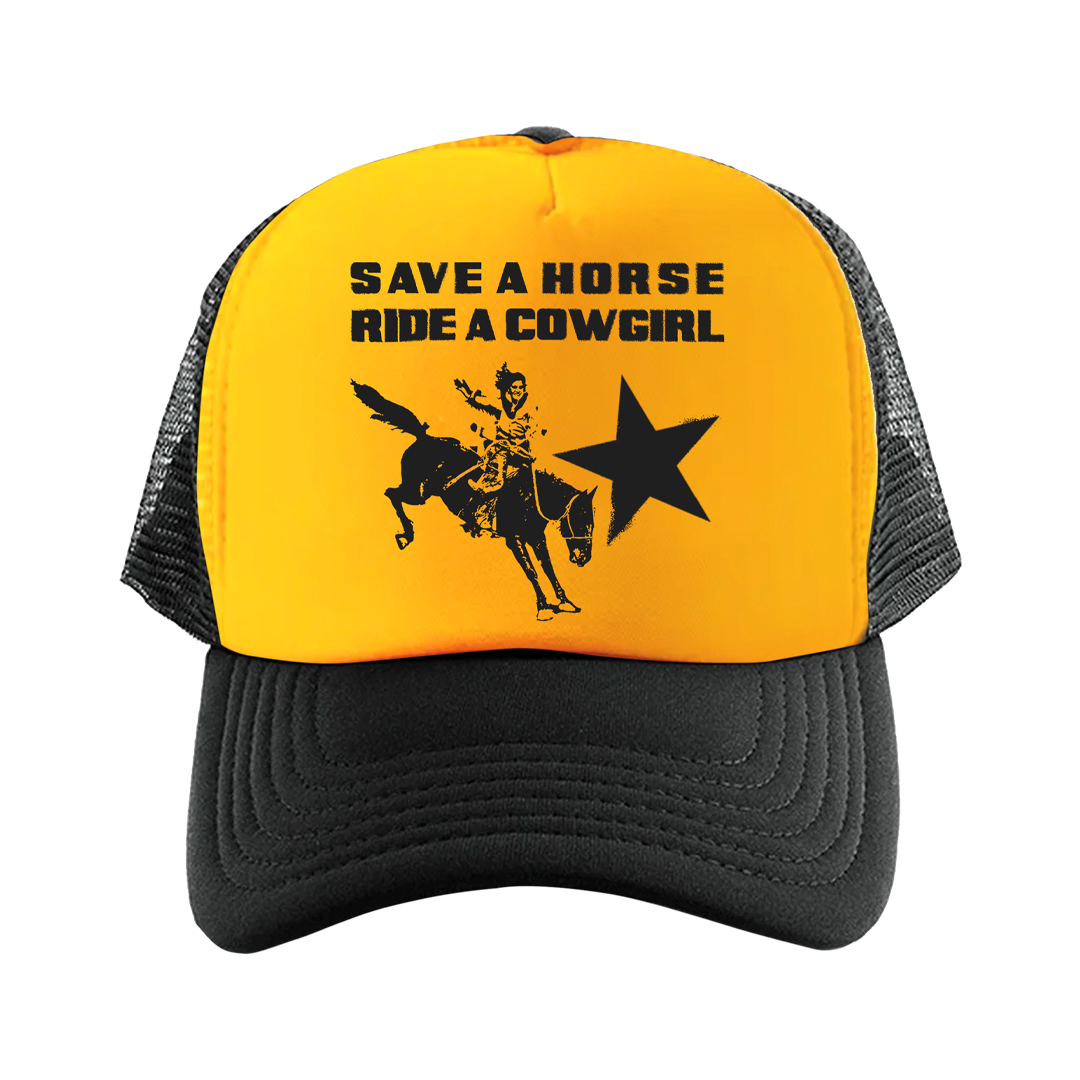 save a horse trucker cap