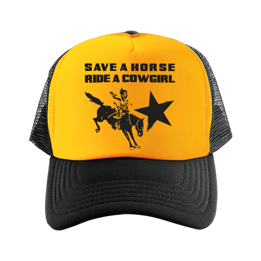 save a horse trucker cap