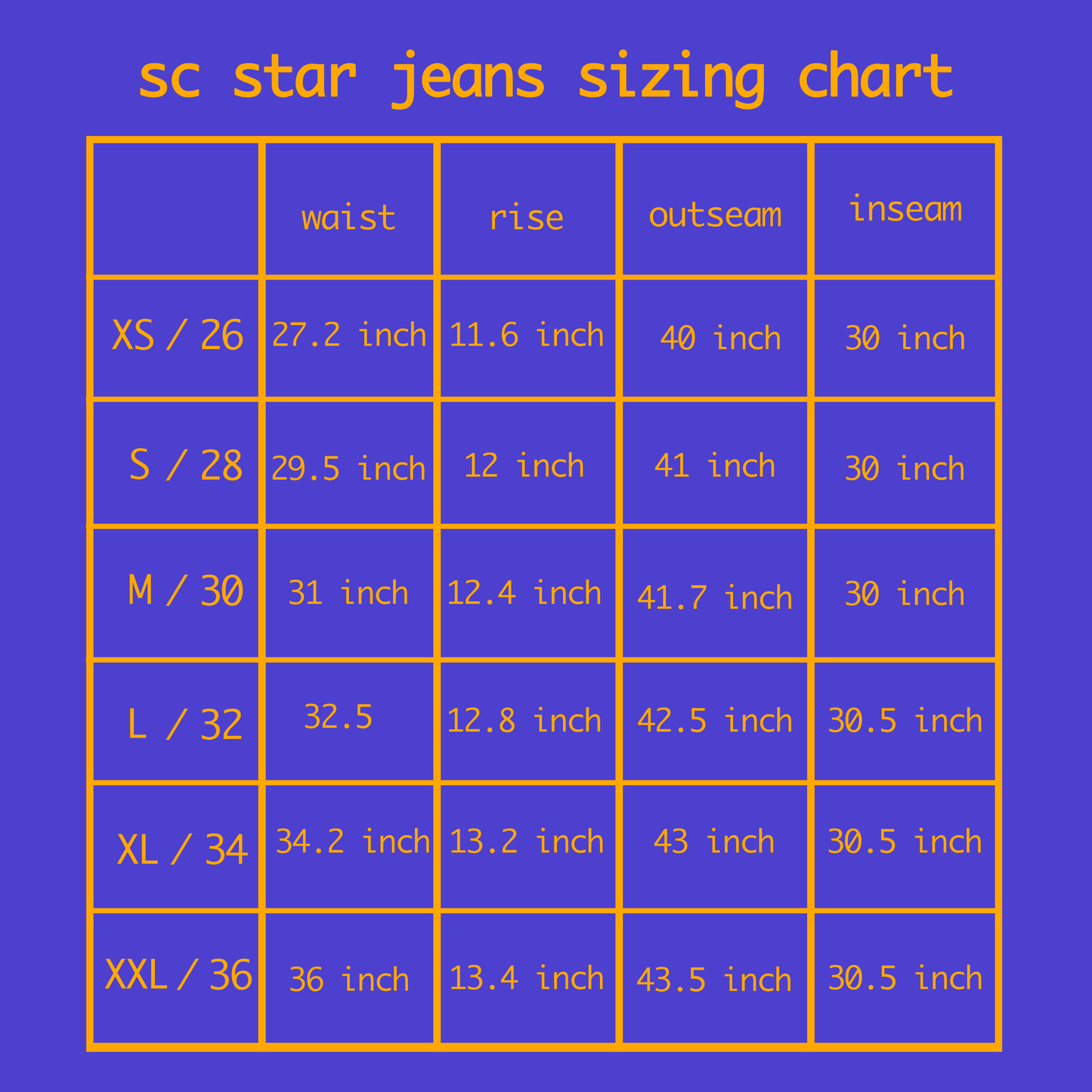 sc star jeans